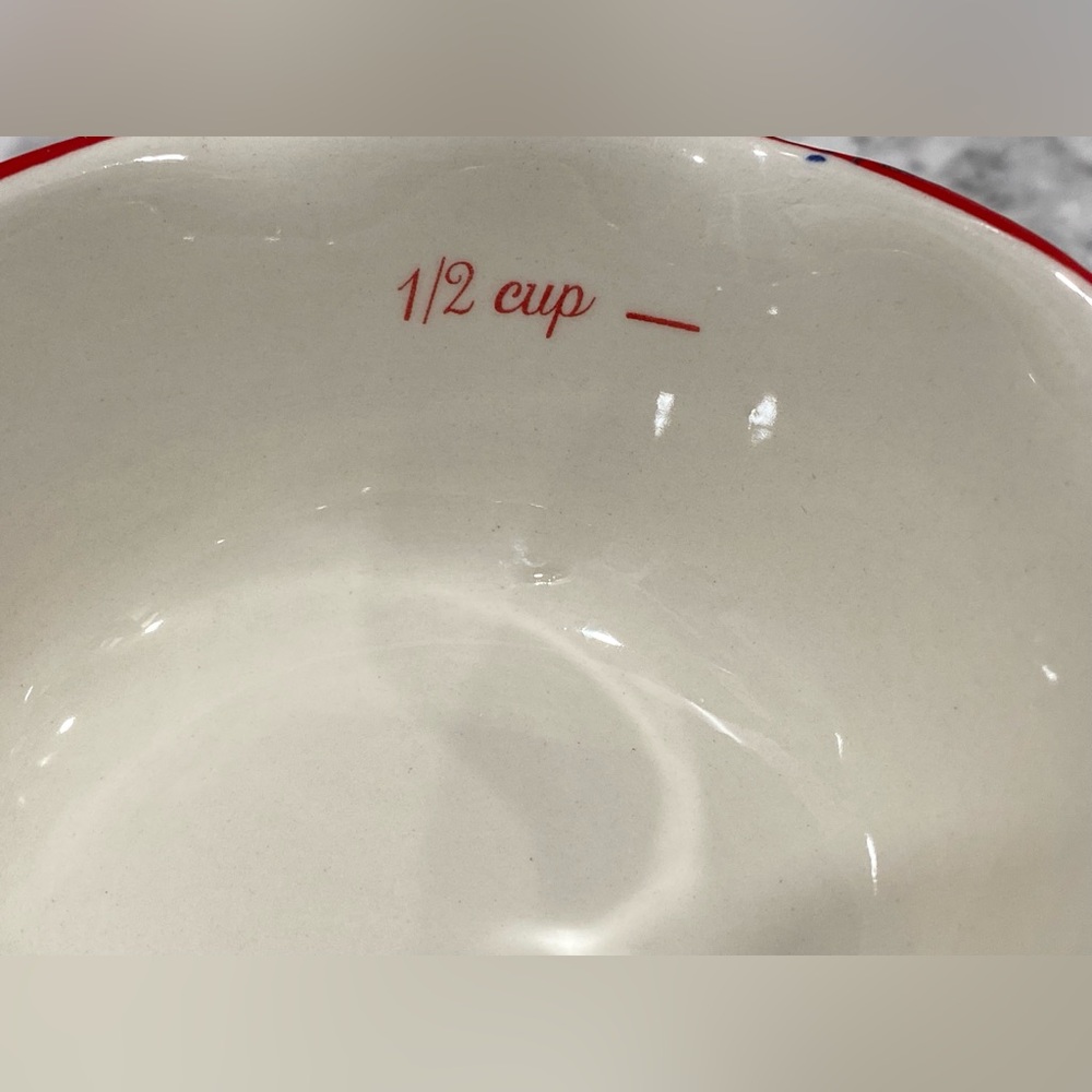 The Pioneer Woman Nesting Measuring Bowls & Spoons Set 8 piece Floral  Stoneware - Picture 12 of 16